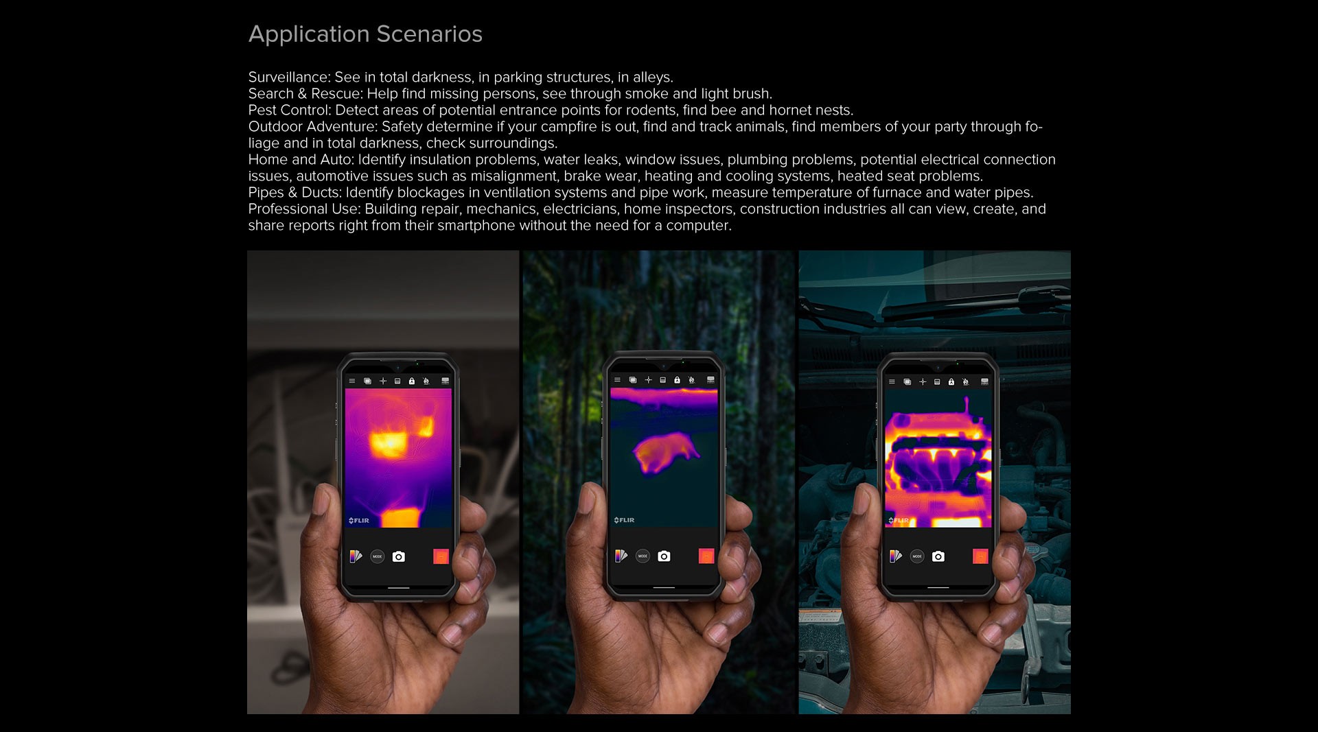 Преимущества приложения FLIR Lepton на Ulefone Armor 9